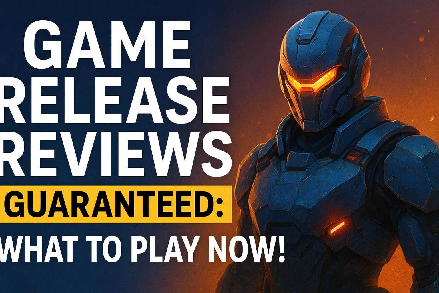 Game release reviews Guaranteed: What to Play NOW!