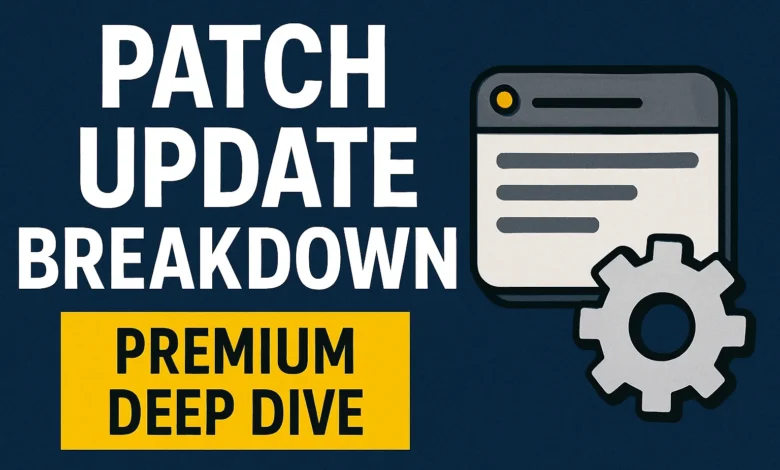 Patch update breakdown: Premium Deep Dive