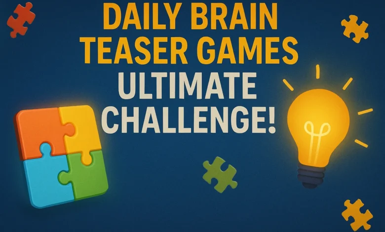 daily brain teaser games Ultimate Challenge!