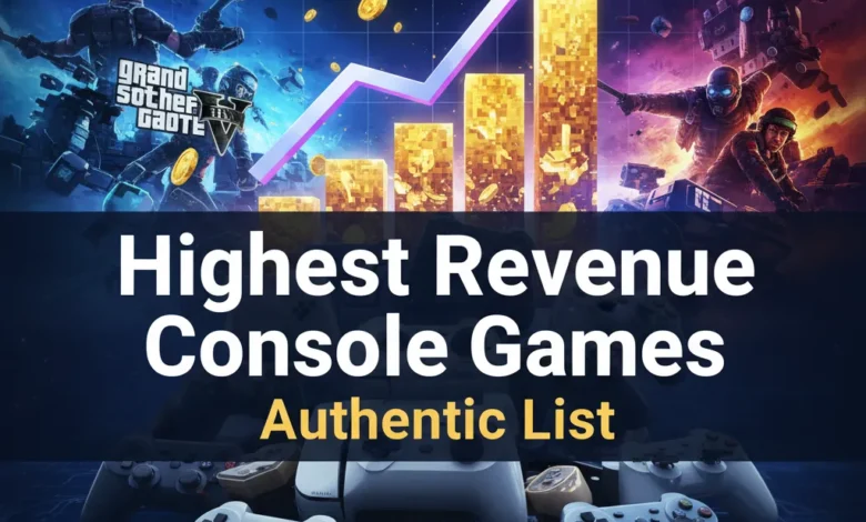 Highest Revenue Console Games Authentic List